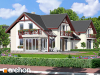projekt domu - Dom w piniach [ 129,40 m2 ] 