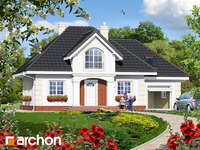 projekt domu - Dom w robiniach (G) [ 115,60 m2 ] 