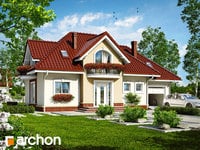 projekt domu - Dom w cyniach [ 145,60 m2 ] 