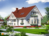 projekt domu - Dom w magnoliach 2 (P) [ 151,50 m2 ] 