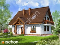 projekt domu - Dom w prymulkach (P) [ 122,80 m2 ] 