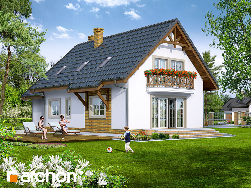 Dom w ananasach 2  [ 147,00 m2 ] 