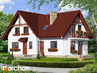 projekt domu - Dom na wzgórzu 2 (P) [ 144,20 m2 ] 