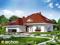 projekt domu - Dom w arbuzach [ 160,80 m2 ] 
