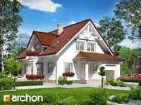 projekt domu - Dom w świetliku [ 160,50 m2 ] 