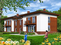 projekt domu - Dom w mircie 3 [ 127,50 m2 ] 