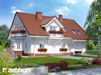 projekt domu - Dom w rododendronach 8 [ 154,40 m2 ] 