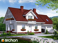 projekt domu - Dom w rododendronach 6 (G2) [ 152,10 m2 ] 
