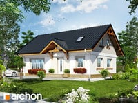 projekt domu - Dom w arnice (PD) [ 133,10 m2 ] 
