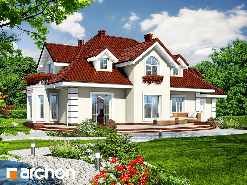 Dom w wiciokrzewie (G2)  [ 178,60 m2 ] 