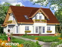 projekt domu - Dom w kiwi [ 158,60 m2 ] 