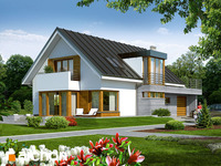 projekt domu - Dom w mandragorze [ 178,10 m2 ] 