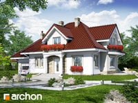 projekt domu - Dom w werbenach 3 [ 153,50 m2 ] 
