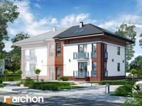 projekt domu - Dom w sagowcach 2 [ 185,80 m2 ] 