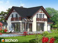 projekt domu - Dom w piniach 2 [ 130,30 m2 ] 