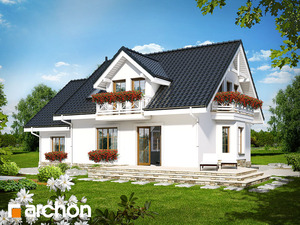 Dom w rododendronach 6 (P)  [ 129,26 m2 ] 