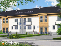 projekt domu - Dom w sagowcach (P) [ 194,90 m2 ] 