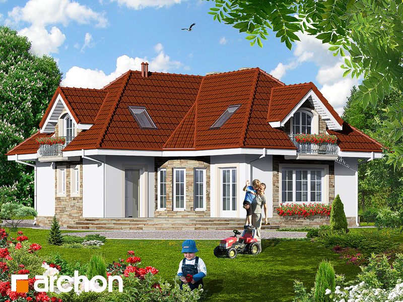 Dom w aloesie 2 (W)  [ 142,60 m2 ] 