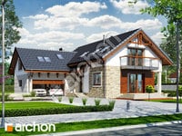 projekt domu - Dom pod mahoniowcem [ 197,20 m2 ] 
