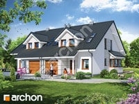 projekt domu - Dom w klematisach 7 (B) [ 134,30 m2 ] 