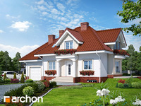 projekt domu - Dom w werbenach (P) [ 120,60 m2 ] 
