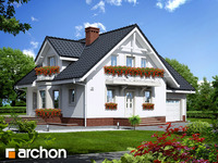 projekt domu - Dom w rododendronach 5 (P) [ 150,70 m2 ] 
