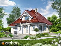 projekt domu - Dom w winogronach 3 [ 98,90 m2 ] 