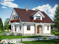projekt domu - Dom w rododendronach 6 (W) [ 128,50 m2 ] 