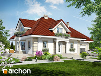 projekt domu - Dom w nektarynkach 2 [ 158,20 m2 ] 