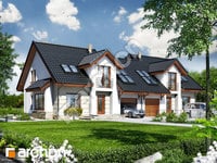 projekt domu - Dom w rabarbarze (B) [ 142,90 m2 ] 