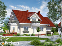 projekt domu - Dom w rododendronach 9 [ 145,70 m2 ] 