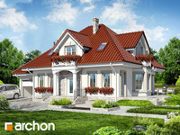 projekt domu - Dom w lewkoniach (P) [ 156,30 m2 ] 