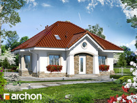 Pełnobranżowe odbicie lustrzane -  Dom w lotosach (PD)