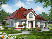 projekt domu - Dom w robiniach 2 [ 144,40 m2 ] 