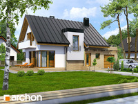 projekt domu - Dom w amarylisach [ 119,90 m2 ] 
