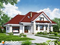 projekt domu - Dom w lobeliach 3 [ 151,90 m2 ] 