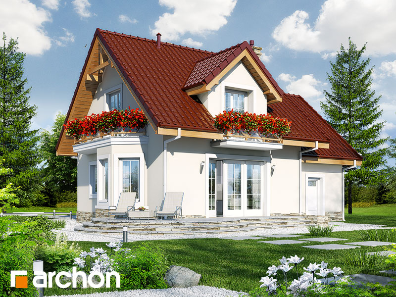 Dom w winogronach 4  [ 92,10 m2 ] 