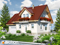 projekt domu - Dom w winogronach 4 [ 92,10 m2 ] 