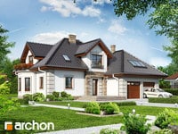 projekt domu - Dom w nektarynkach 3 [ 168,30 m2 ] 