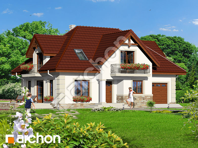 Dom w alpiniach  [ 172,70 m2 ] 
