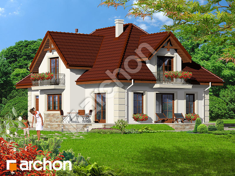 Dom w alpiniach  [ 172,70 m2 ] 