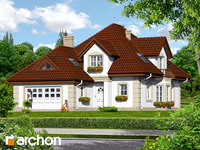 projekt domu - Dom w orchideach (P) [ 185,70 m2 ] 