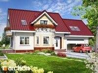 projekt domu - Dom w ananasach (G2) [ 126,10 m2 ] 