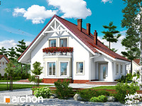 projekt domu - Dom w mandarynkach 2 [ 122,70 m2 ] 