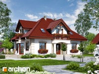 projekt domu - Dom w jeżówkach 3 [ 166,60 m2 ] 