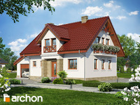 projekt domu - Dom w rezedach [ 113,90 m2 ] 