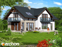 projekt domu - Dom pod mahoniowcem 2 (P) [ 247,40 m2 ] 