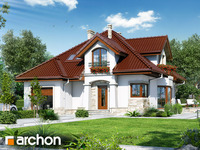 projekt domu - Dom w turówkach [ 161,70 m2 ] 