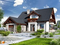 projekt domu - Dom w tocjach [ 143,10 m2 ] 