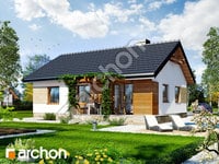 projekt domu - Dom pod papają 2 [ 74,70 m2 ] 